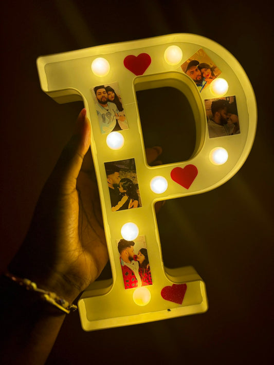 Lettre photo Led
